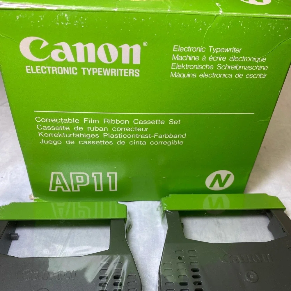 Canon AP11 Correctable‎ Film Ribbon Cassette Set Electronic Typewriter Lot of 4